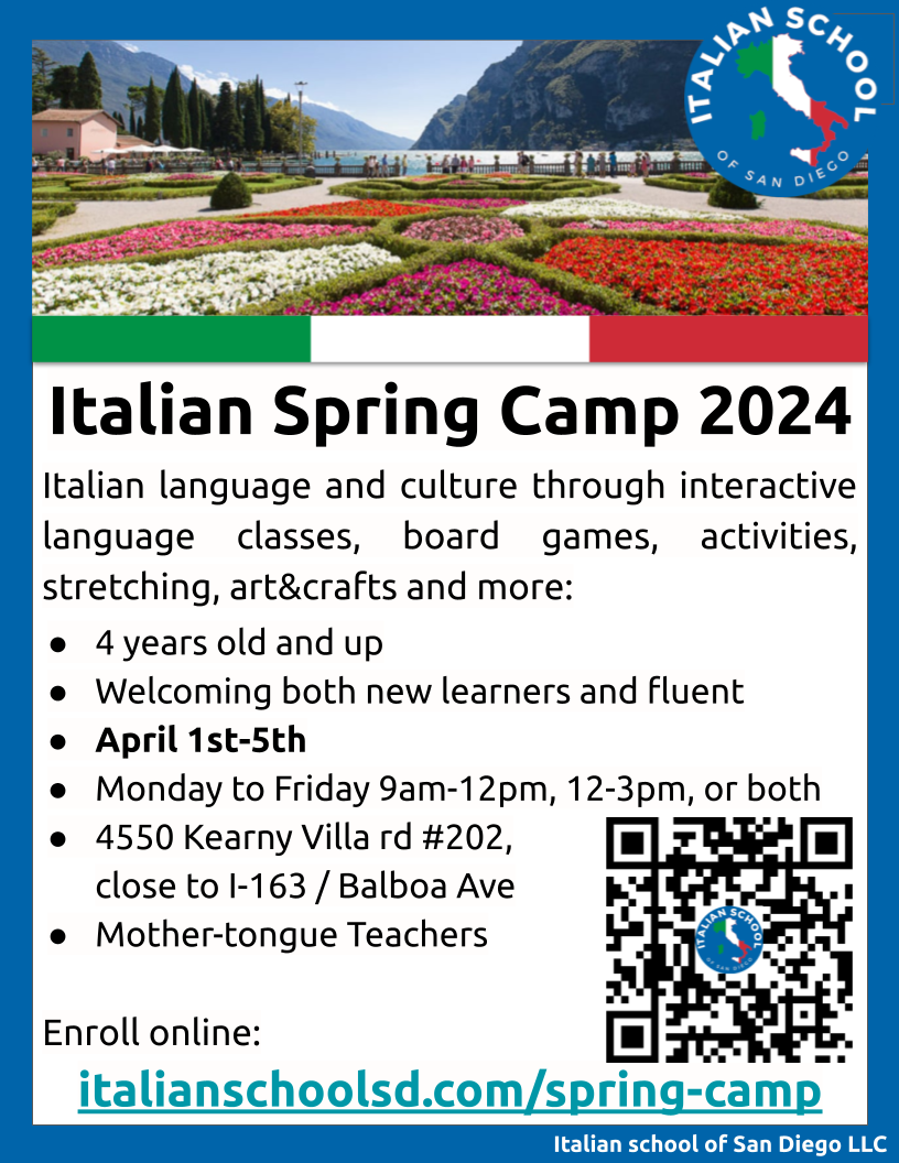 Spring Camp flyer
